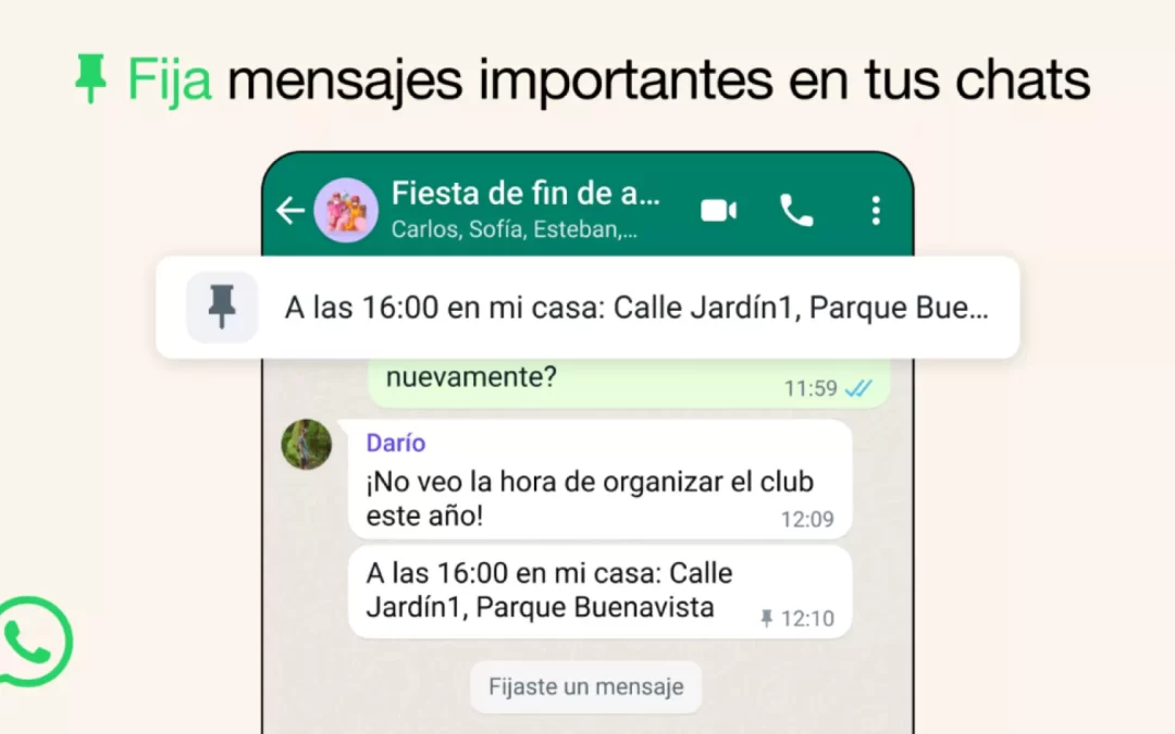 Así puedes anclar mensajes importantes en un chat de WhatsApp