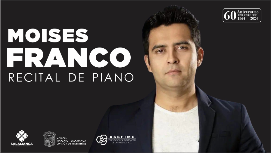 Recital de Piano con Moises Franco en Salamanca