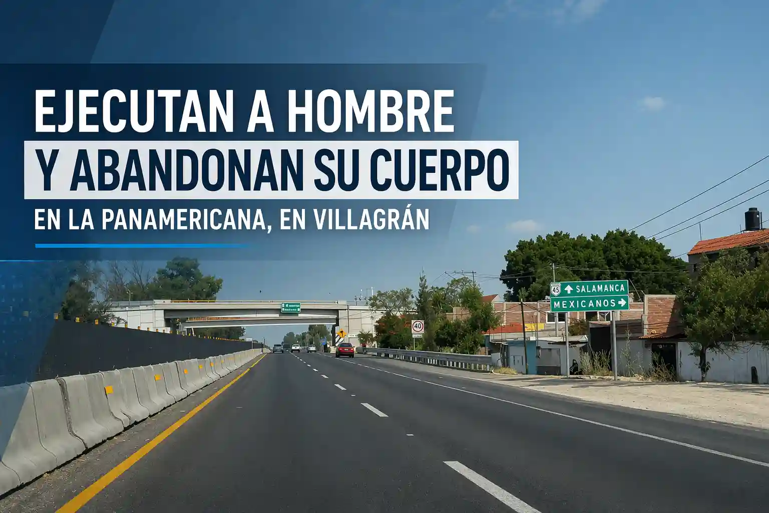 hombre sin vida en carretera Panamericana Villagrán